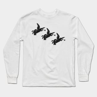 Three Angels with Trumpets Long Sleeve T-Shirt